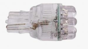 Лампа МАЯК светодиод 12V21-9 оранжевый W3х16D (б/ц) стоп габарит***