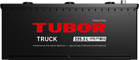 Аккумулятор TUBOR TRUCK 225.3 Ач заряжен